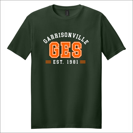 Garrisonville Elem Softstyle Short Sleeve T-shirt - Design B