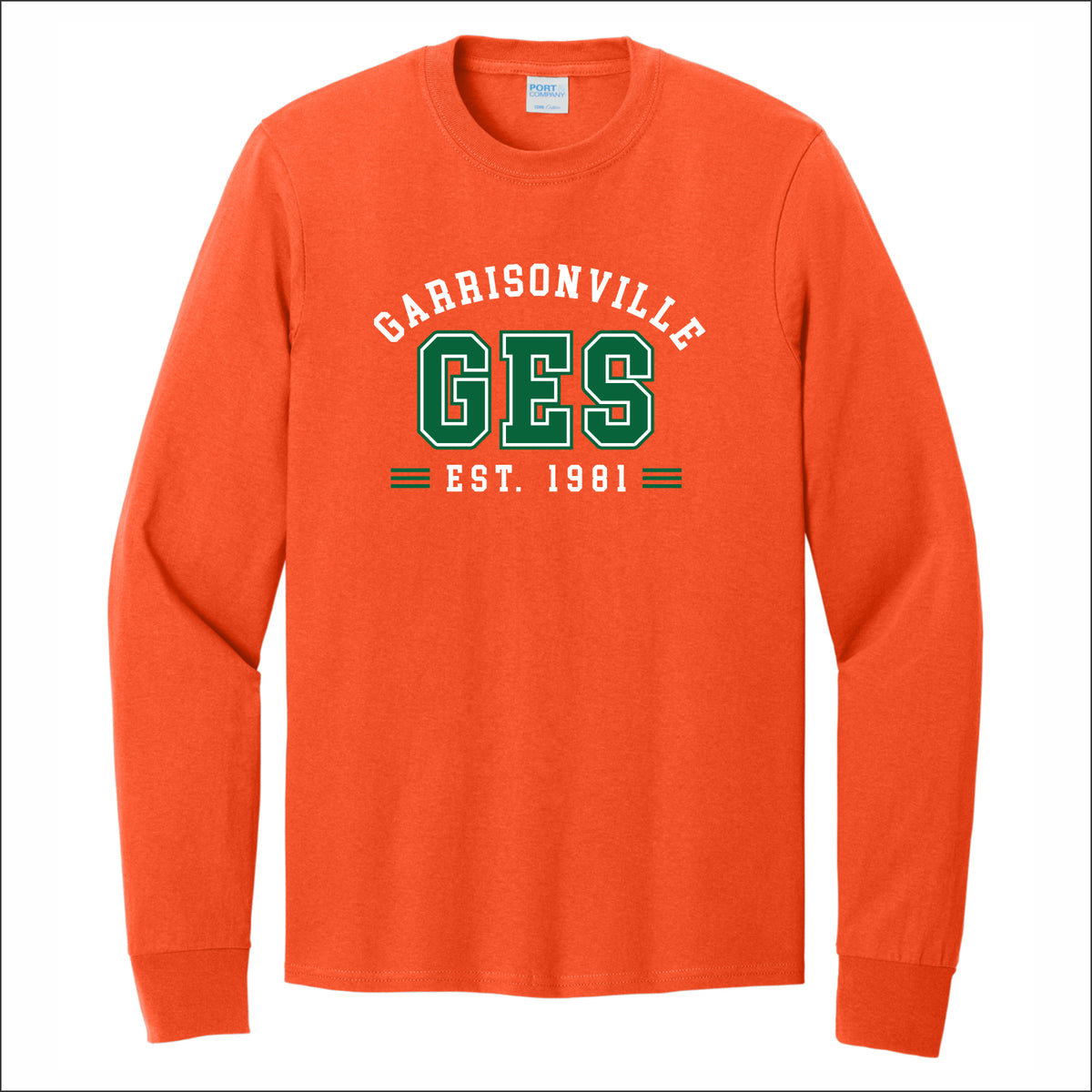 Garrisonville Elem Long Sleeve T-shirt - Design B