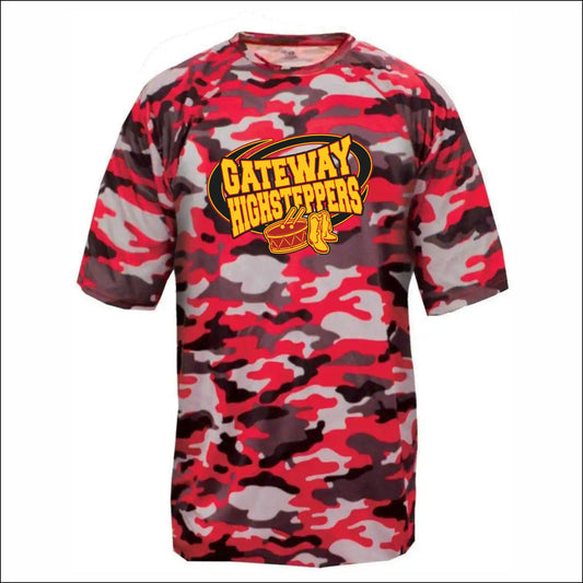 Gateway Highsteppers Camo Print Performance T-shirt