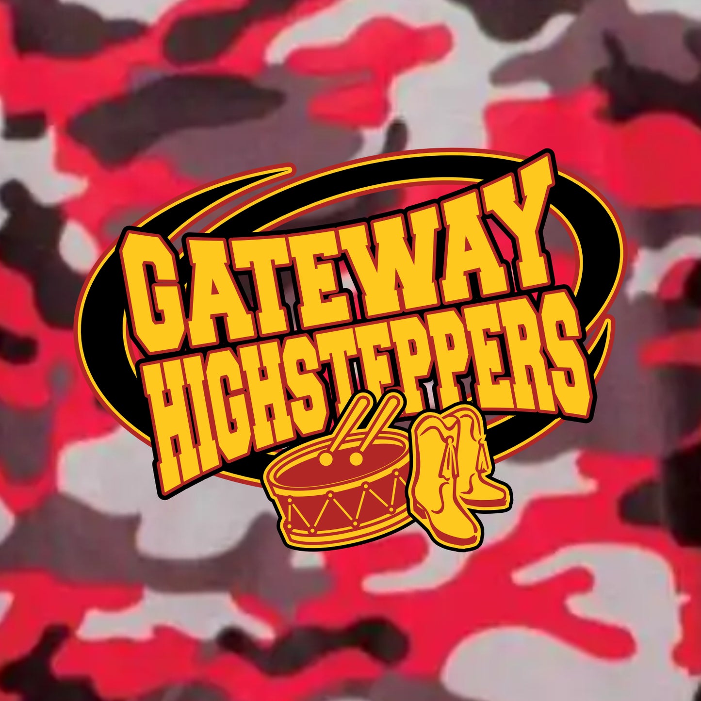 Gateway Highsteppers Camo Print Performance T-shirt