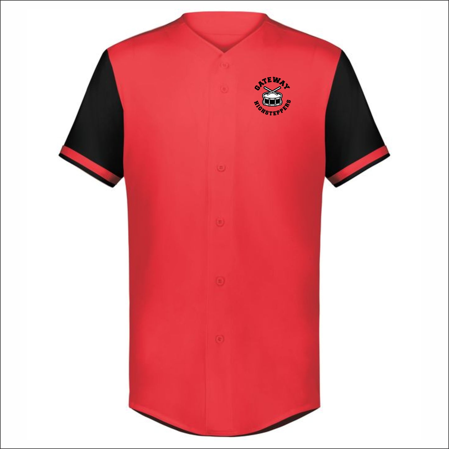 Gateway Highsteppers Cutter Full Button Baseball Jersey