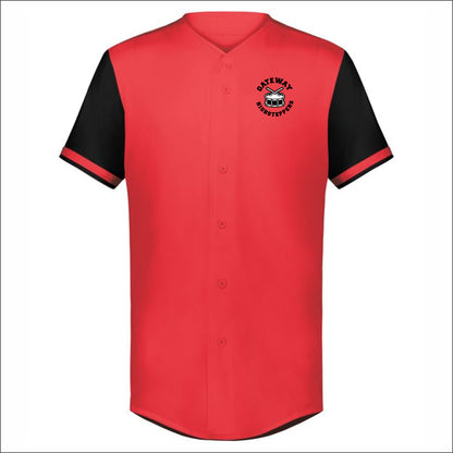 Gateway Highsteppers Cutter Full Button Baseball Jersey