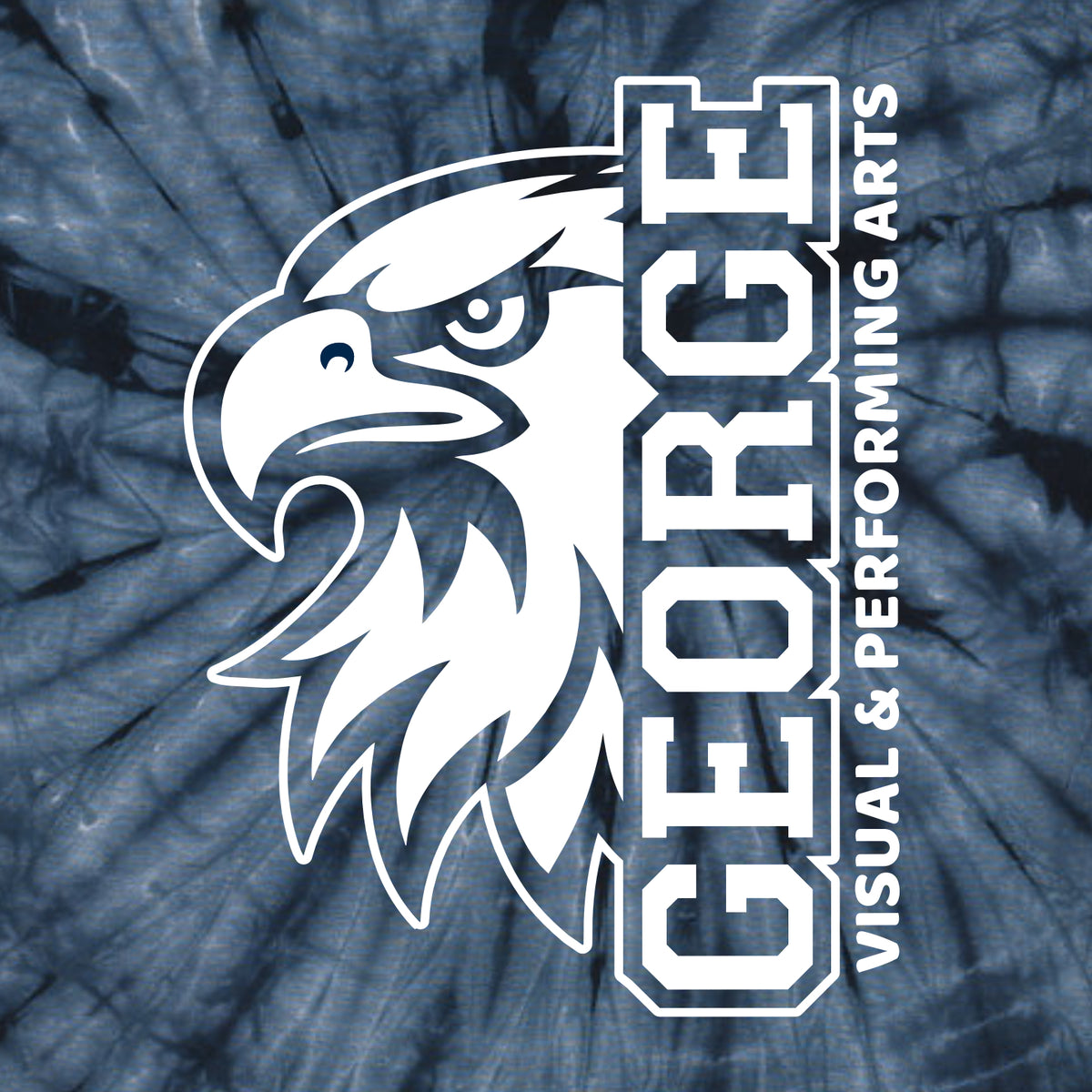 George Visual  Spider Tie-Dye T-shirt