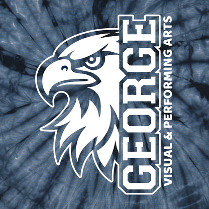 George Visual  Spider Tie-Dye T-shirt