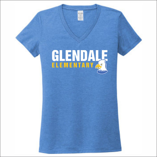 Glendale Elementary Allmade Sustainable Ladies V-Neck Tee