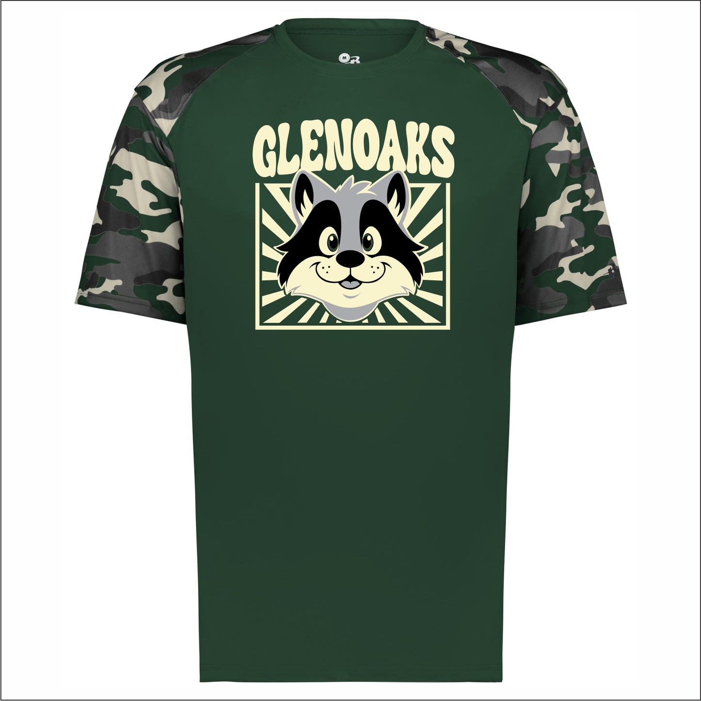Glenoaks Elem Camo Sleeve Performance T-shirt