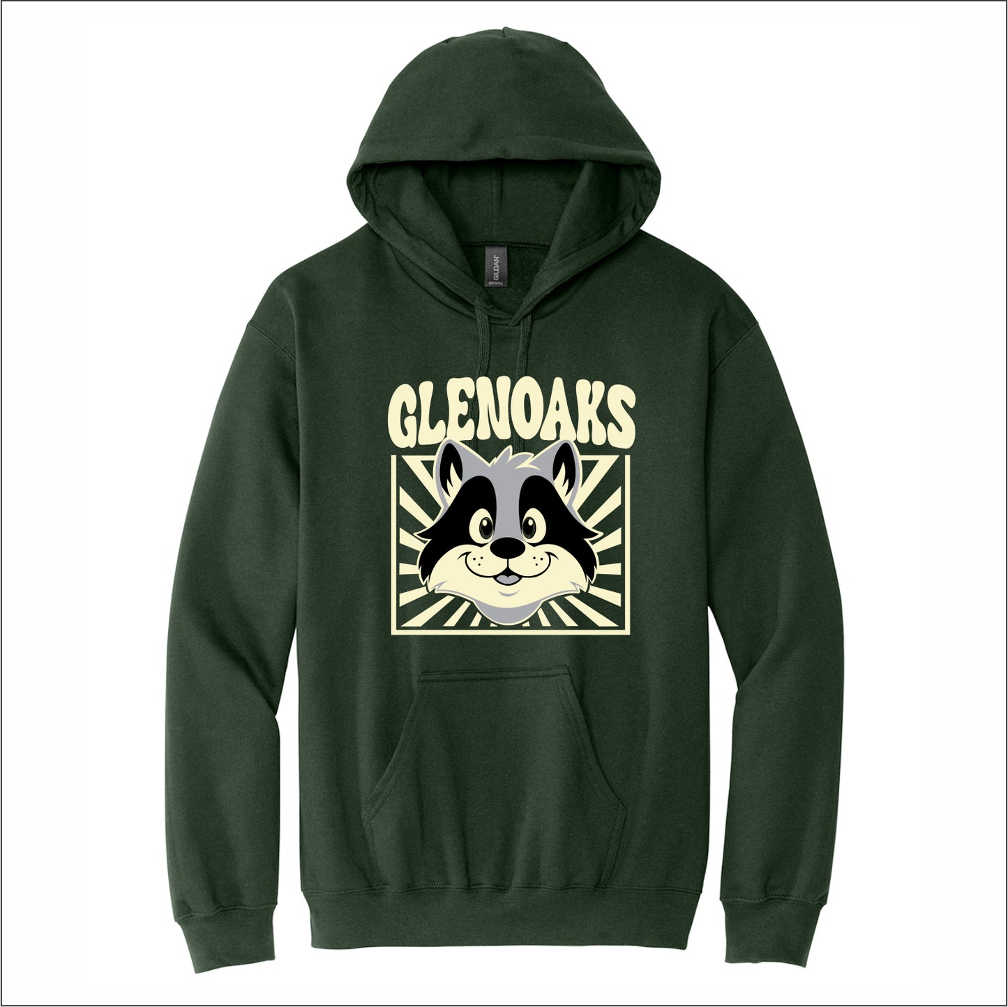 Glenoaks Elem Softstyle Hooded Sweatshirt - Design A
