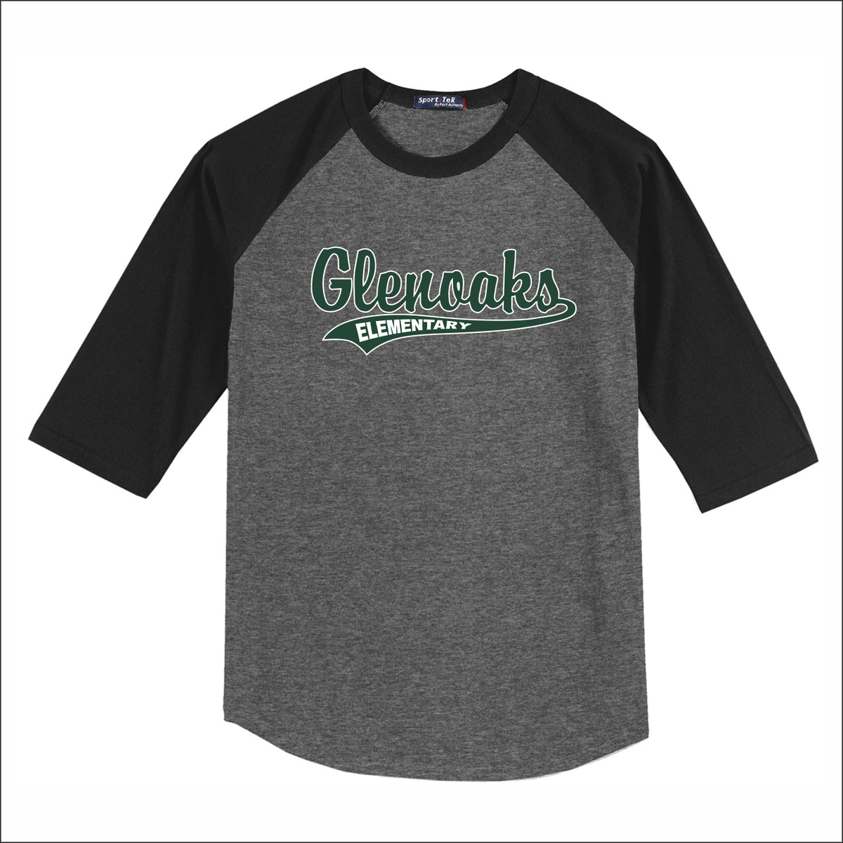 Glenoaks Elem 3/4 Sleeve Baseball T-shirt