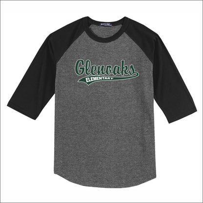 Glenoaks Elem 3/4 Sleeve Baseball T-shirt
