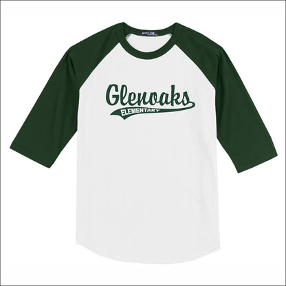 Glenoaks Elem 3/4 Sleeve Baseball T-shirt