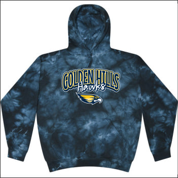 Golden Hills School Crystal Tie-Dye Hoodie