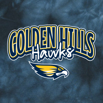 Golden Hills School Crystal Tie-Dye Hoodie