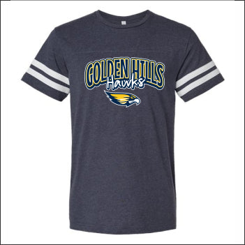 Golden Hills School Vintage Football T-shirt