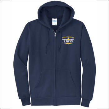 Golden Hills School Full-Zip Hooded Sweatshirt