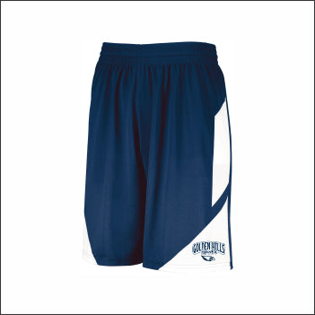 Golden Hills School Step-Back Basketball Shorts