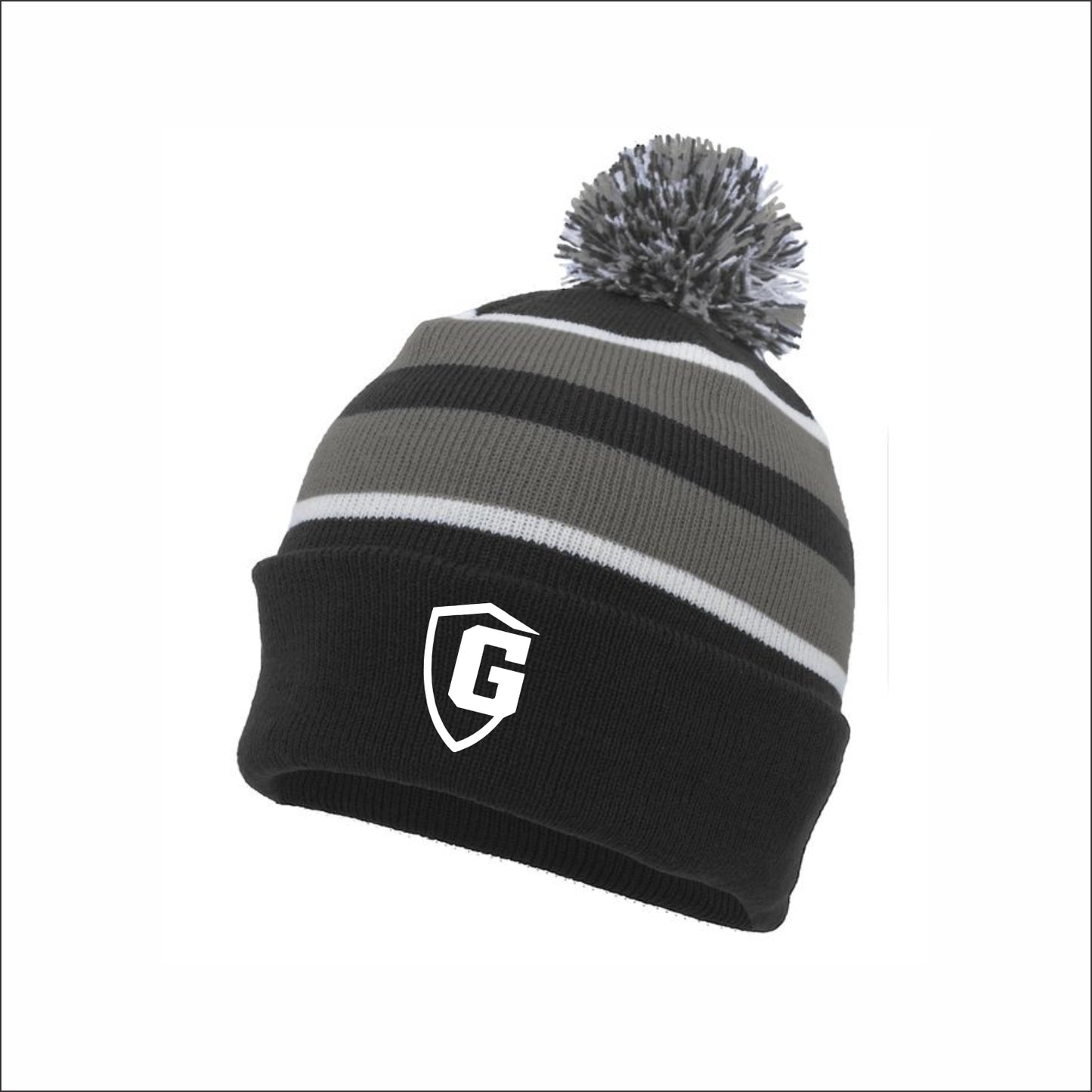 BNGSA Guardians Knit Fold Over Pom-Pom Beanie