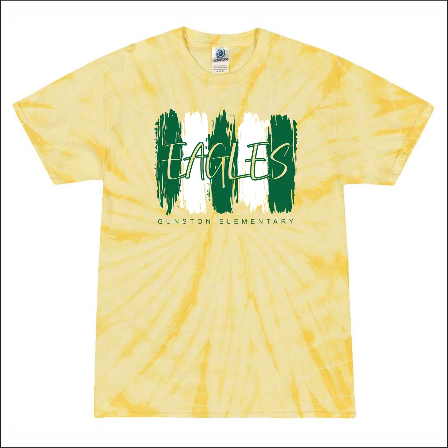 Gunston Elementary Spider Tie-Dye T-shirt - Des. B