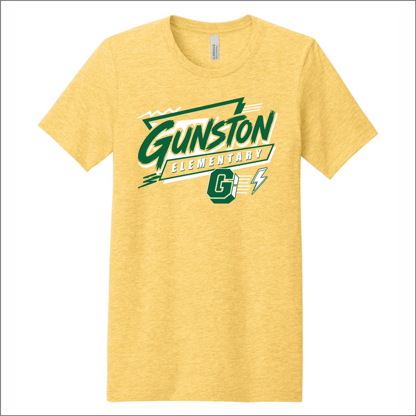 Gunston Elementary Heathered Soft Jersey T-shirt - Des. A