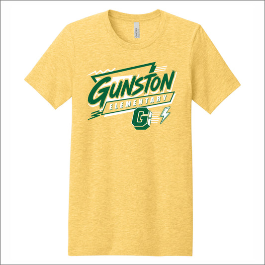 Gunston Elementary Heathered Soft Jersey T-shirt - Des. A
