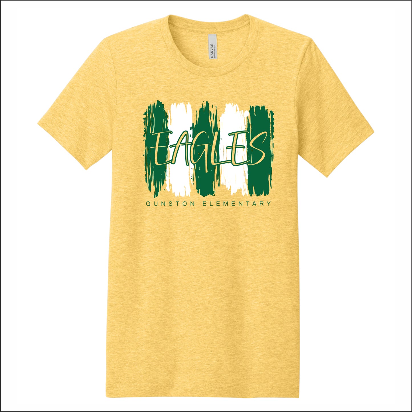 Gunston Elementary Heathered Soft Jersey T-shirt - Des. B