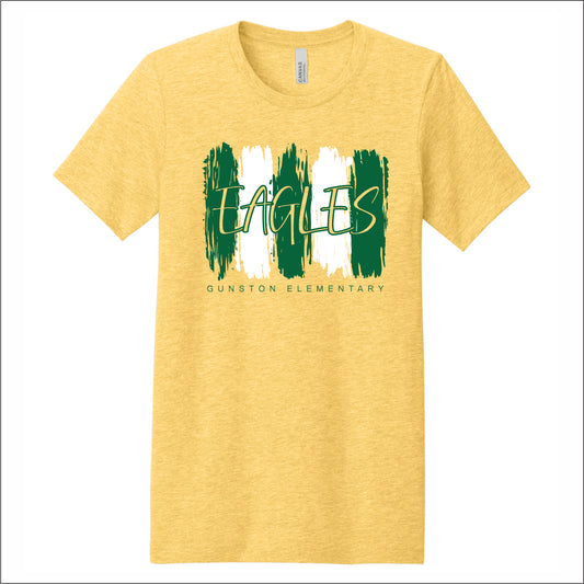 Gunston Elementary Heathered Soft Jersey T-shirt - Des. B