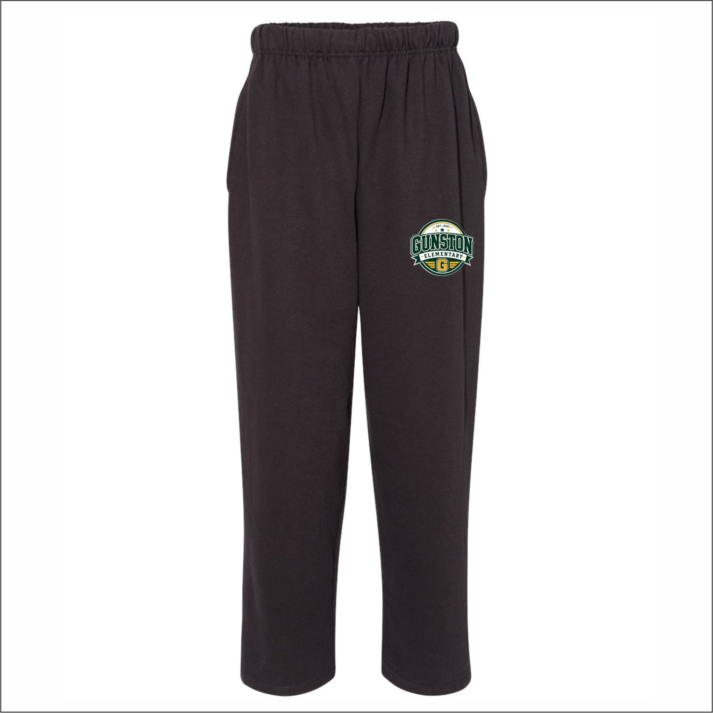 Gunston Elementary Open Bottom Sweatpants w/pockets