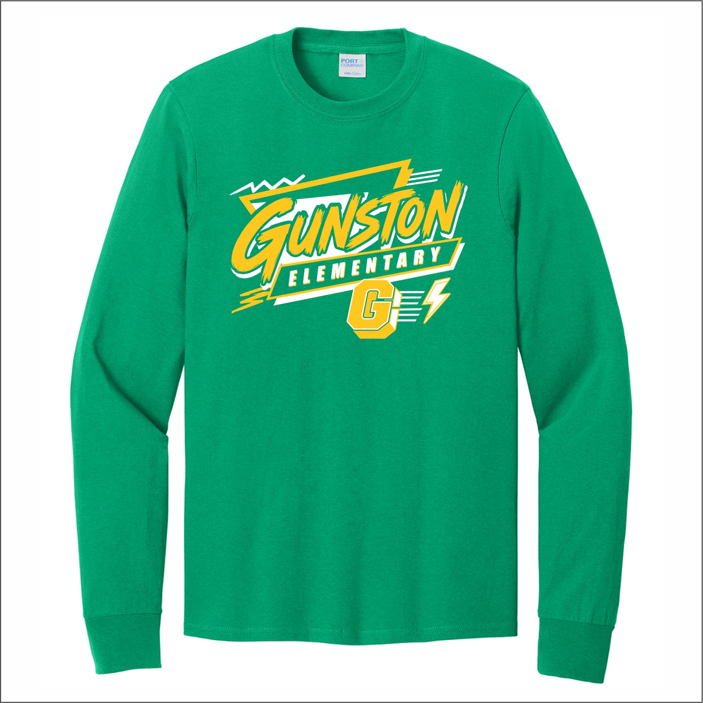 Gunston Elementary Long Sleeve T-shirt - Des. A
