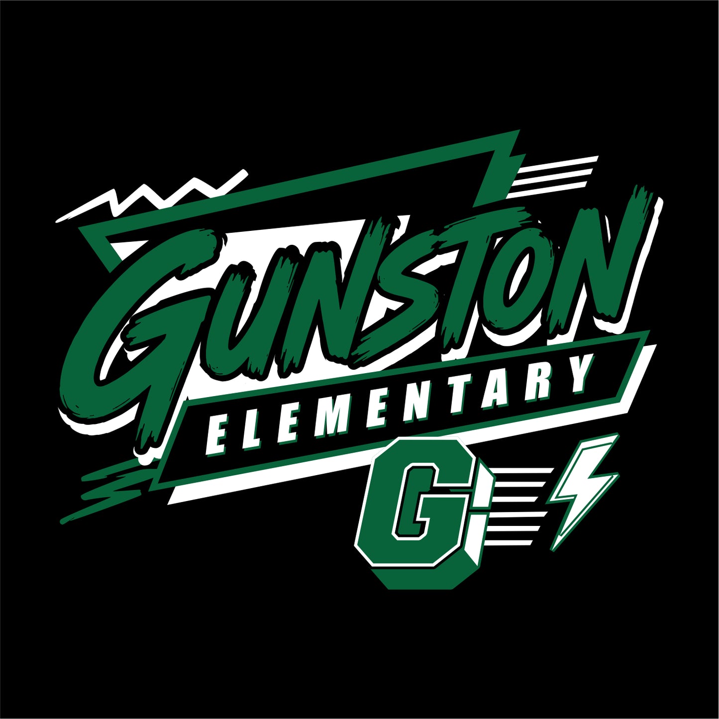 Gunston Elementary Hooded Sweatshirt - Des. A