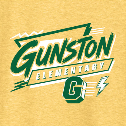 Gunston Elementary Heathered Soft Jersey T-shirt - Des. A