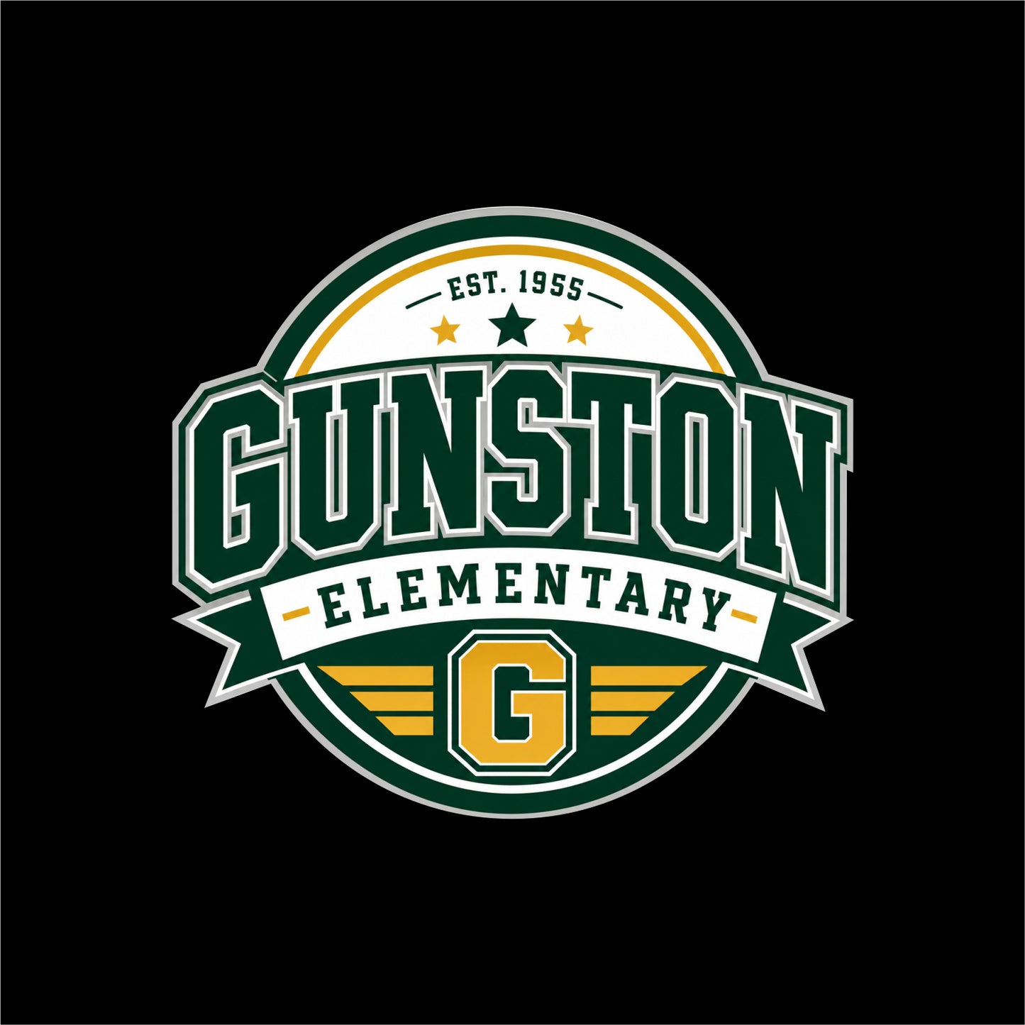 Gunston Elementary Open Bottom Sweatpants w/pockets