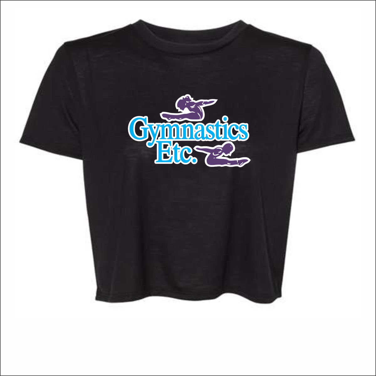 Gymnastics Etc Ladies Flowy Cropped Tee