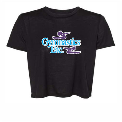 Gymnastics Etc Ladies Flowy Cropped Tee