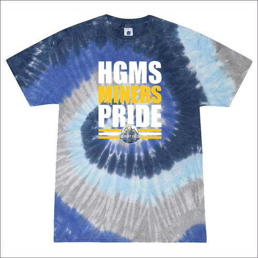 HGMS Spiritwear Multicolor Tie-Dye T-shirt - Des. A