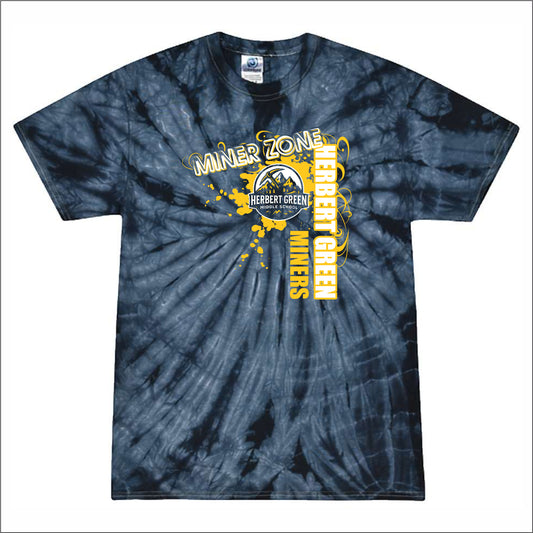 HGMS Spiritwear Multicolor Tie-Dye T-shirt - Des. B