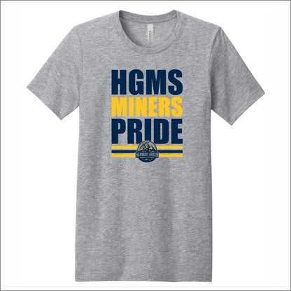 HGMS Spiritwear Heathered Soft Jersey Short Sleeve T-shirt - Des. A