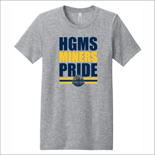HGMS Spiritwear Heathered Soft Jersey Short Sleeve T-shirt - Des. A