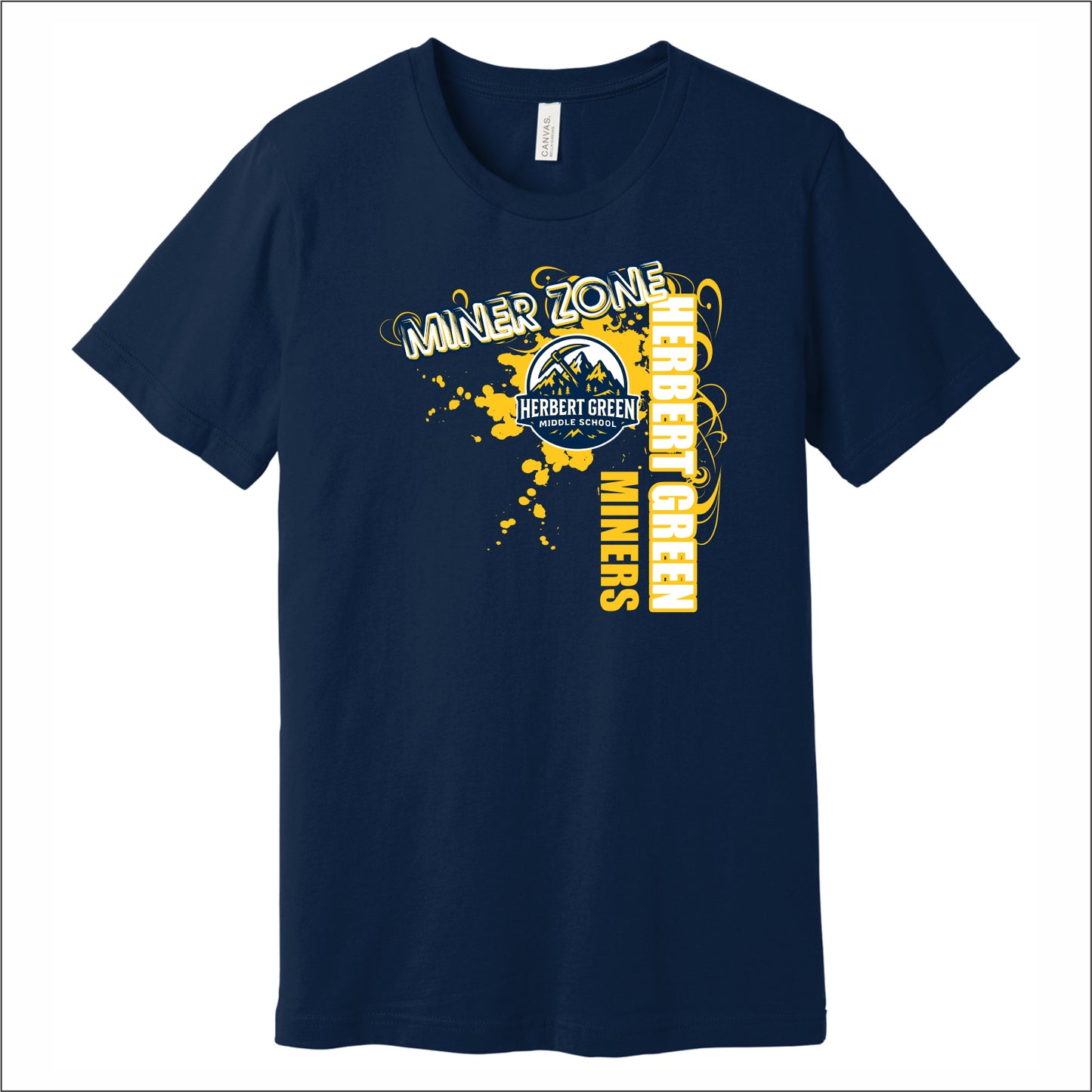 HGMS Spiritwear Soft Jersey Short Sleeve T-shirt - Des. B
