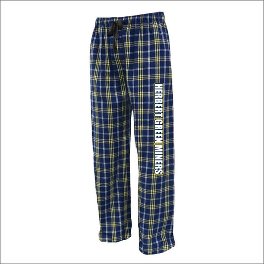 HGMS Spiritwear Plaid Flannel Pants