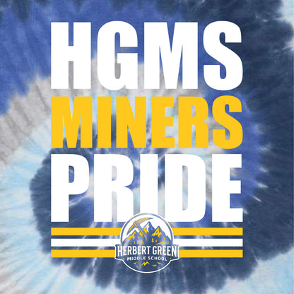 HGMS Spiritwear Multicolor Tie-Dye T-shirt - Des. A