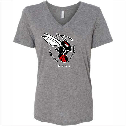 Heyworth HS Golf Ladies Relaxed Tri-blend V-Neck Tee