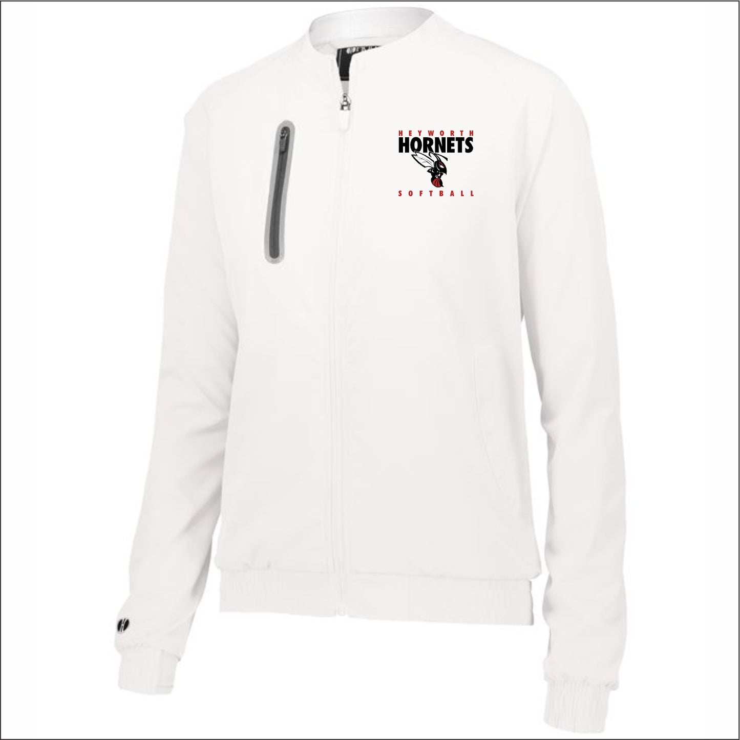 Heyworth HS Softball Ladies Weld Contrast Full-Zip Jacket