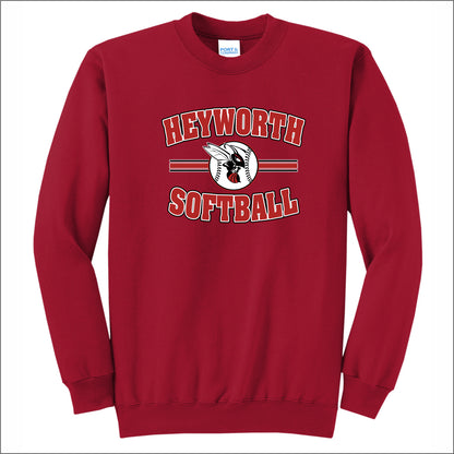 Heyworth HS Softball Crewneck Sweatshirt