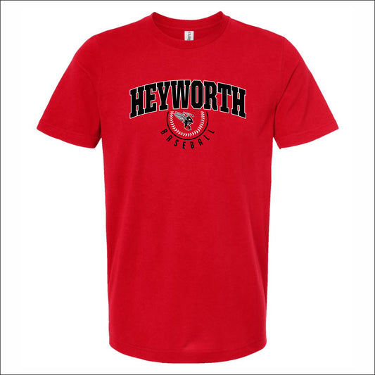 Heyworth Jr High Baseball Premium Cotton T-Shirt - Design A