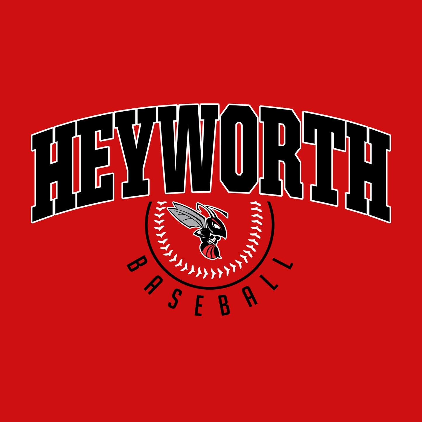 Heyworth Jr High Baseball Performance T-shirt - Design A