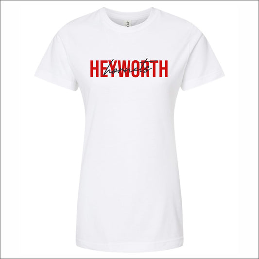 Heyworth Jr High Baseball Ladies Fine Jersey Classic Fit T-Shirt - Design C