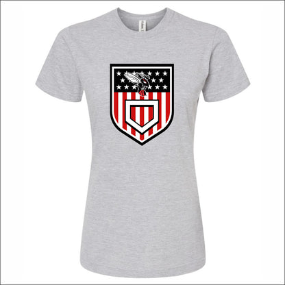 Heyworth Jr High Baseball Ladies Fine Jersey Classic Fit T-Shirt - Design D