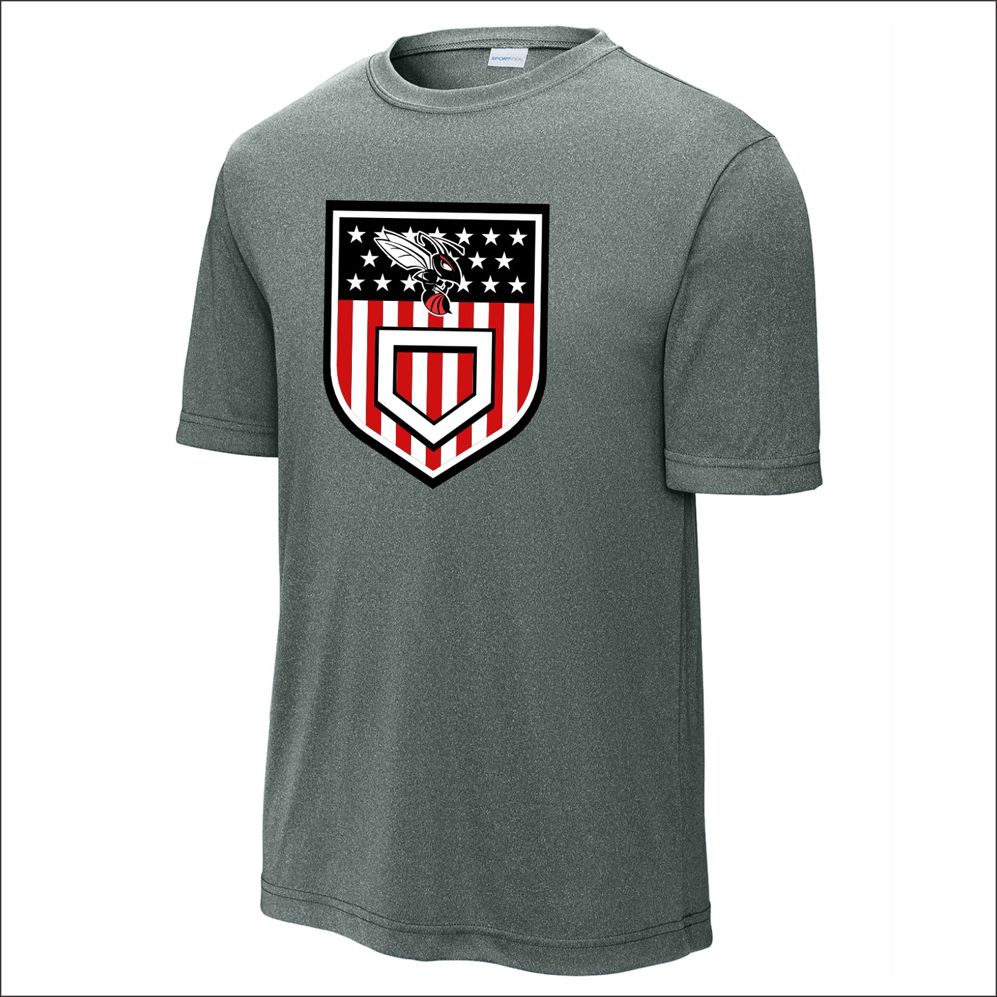 Heyworth Jr High Baseball Performance T-shirt - Design D