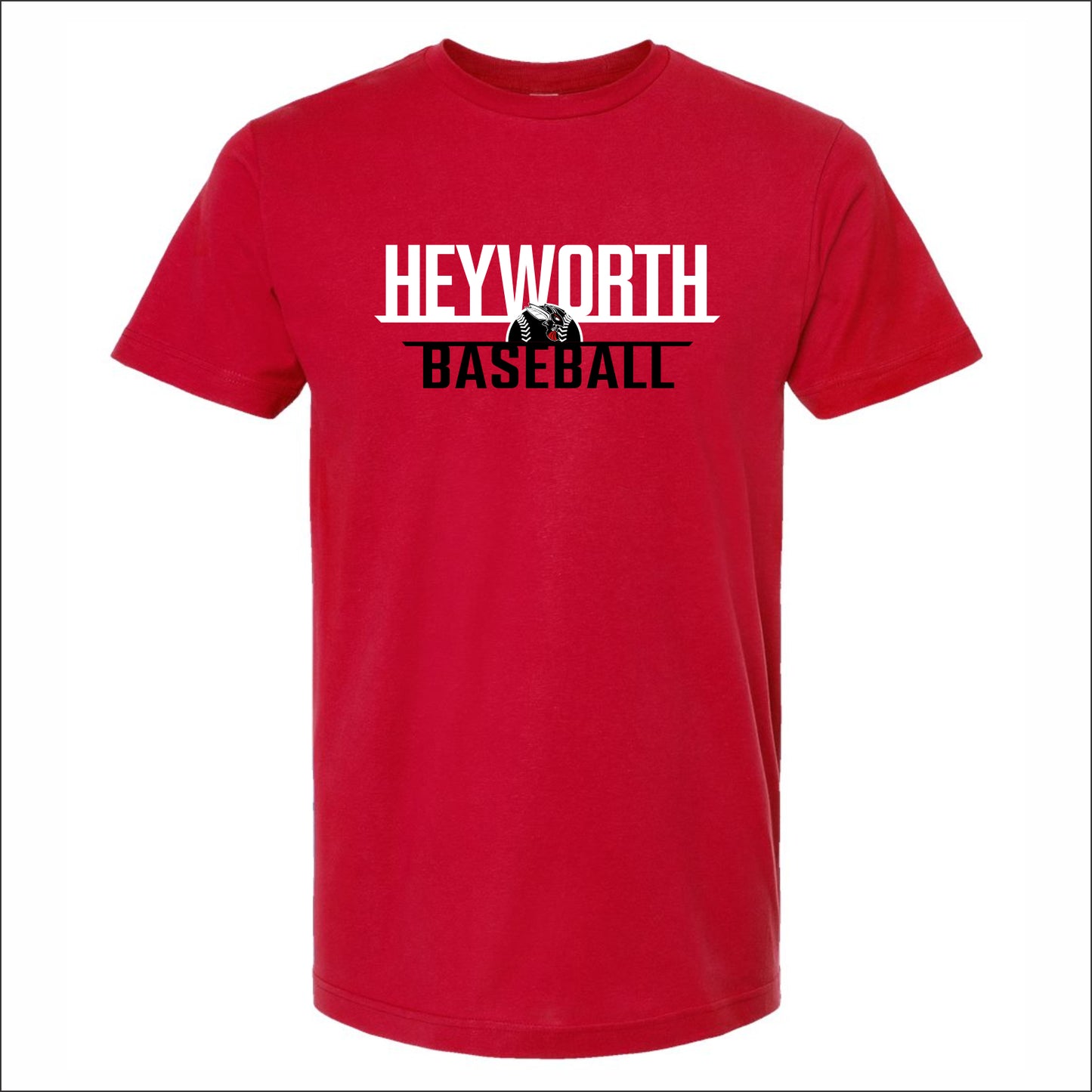 Heyworth Jr High Baseball Unisex Fine Jersey T-Shirt - Design A