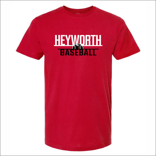 Heyworth Jr High Baseball Unisex Fine Jersey T-Shirt - Design A