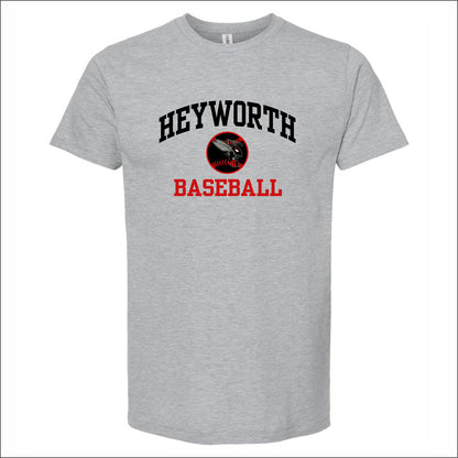 Heyworth Jr High Baseball Unisex Fine Jersey T-Shirt - Design D